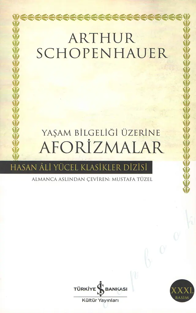 Yaşam Bilgeliği Üzerine Aforizmalar