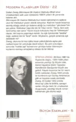Bilinmeyen Bir Kadının Mektubu